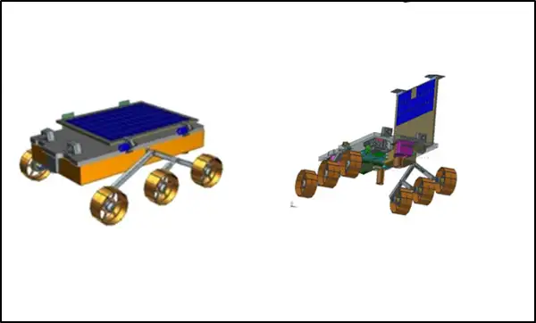 चंद्रयान-3 लैंडर मॉड्यूल –दृश्य Chandrayaan-3 Lander Module - Visual