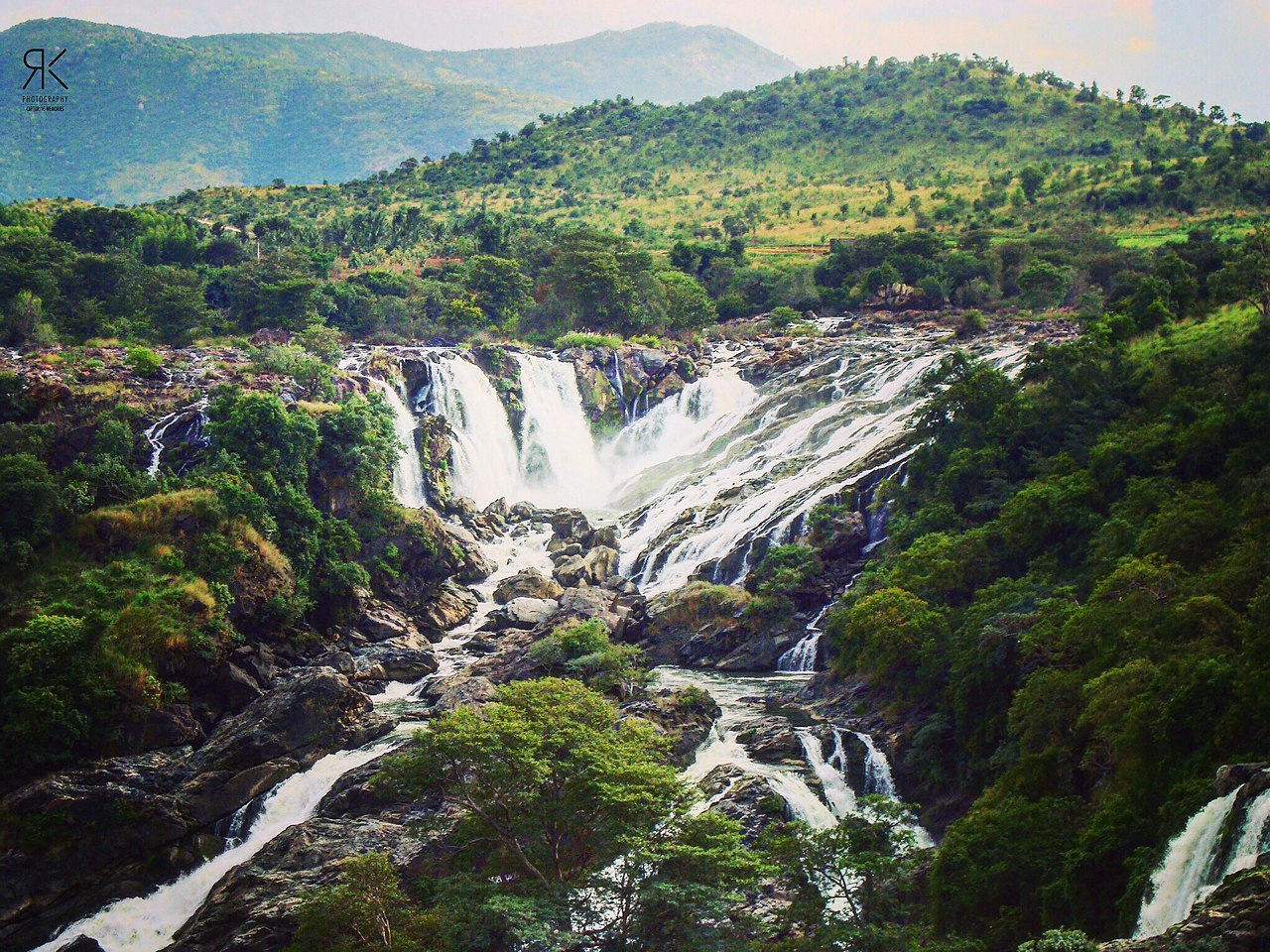 बाराचुक्की झरने, चामराजनगर, कर्नाटक Barachukki Waterfalls, Chamrajnagar, Karnataka